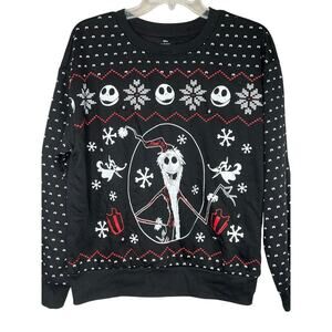 The Nightmare Before Christmas Jack Skellington light up sweatshirt, size M, EUC
